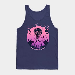 Beauty Can't Be Touched Retro Jellyfish Tank Top